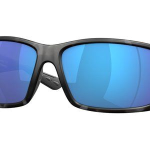 Costa Reefton Matte Tigershark Blue Mirror 580G Polarized Sunglasses